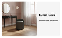 Round Vanity Stool Light Luxury aesthetic Round Tripod Pouf Stable Three-Legged Base