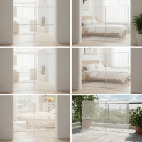 Clear Acrylic Pet Partition Full Visibility Acrylic Pet Panel Sturdy Clear Dog Gate Cat Owners, Doorways