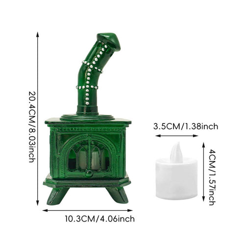 LED Fireplace Atmosphere Light Creative Design House Decoration Resin Material