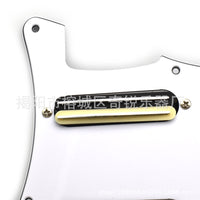 Single-Single-Humbucker Guitar Pickguard Assembly with Mini Dual-Coil Pickup and Coil-Split Switch