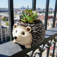 Hedgehog Planter Whimsical Plant Pot Creative for Tabletop, Windowsill