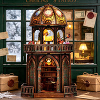 Observatory DIY Dollhouse Kit Wooden Puzzle Model