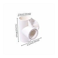 3 Way PVC Connector Eco-Friendly Material 4 Way PVC Fitting Thickened