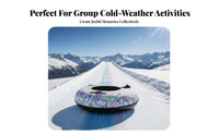 Inflatable Snow Tube Wear-Resistant Winter Sledding Tube Cold Resistance