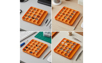 Silicone Organizer Tray Flexible Silicone Parts Tray Parts Organizer with Compartments Easy-to-Clean Low-Height for Technicians