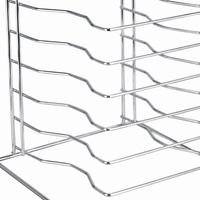 Pizza Rack Kitchen Rack 30.5cm Chrome Finish Countertop Use