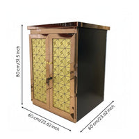 KTV Song Selection Cabinet Stainless Steel Bar Cabinet Mirrored Door Entertainment Furniture Lockable Storage Unit with Internal Shelves Suitable for Nightclubs Taverns Home Karaoke