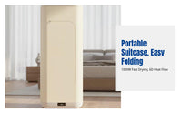 Portable Folding Suitcase Clothes Dryer, Quick-Dry, Space-Saving Wardrobe Dryer, Easy Storage, Home Use