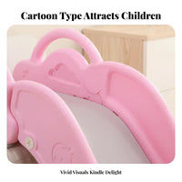 Safe Rounded Edges Bedside Slide Anti-Slip Base children's Play Equipment Safety Deceleration Zone Space-Saving for Toddlers, Preschoolers, Parents, Indoors, Indoor, Playroom, Living Room