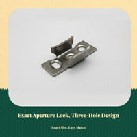 Stainless Steel Sash Lock, Three-Hole, Security Hardware