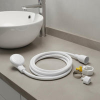 Quick Connect Shower Hose Multi-Functional Faucet Faucet Attachment Hose Drill Installation Washroom Accessory for Renters