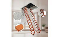 Retractable Attic Staircase Space-Saving Electric Attic Ladder Automated Stair for Homeowners, Loft, Duplex