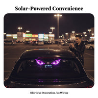 LED Black Housing Eye-Shaped Warning Light Demon Eye Car Light