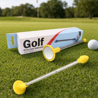 Chip Direction Indicator Alignment Rod Telescopic Golf Club Attachment Face Aimer for Beginners