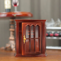 1:12 Scale Miniature Vintage Wall Cabinet Dollhouse Furniture