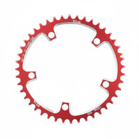 130BCD Single Chainring Anti-Chain Drop 130BCD Narrow Wide Chainring Asphalt Bike Chainwheel High Strength Aluminum Alloy
