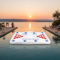 Inflatable Cup-Hole Raft Eco-Friendly PVC Cup-Hole Flotation Device Lightweight