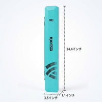 Tackle Box Fishing Gear Storage Case Float Box Plastic Thick Multi-functional 9cm Width Blue and White