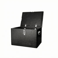 EPP Foam Cooler Box Fitted Lid Rectangular Insulated Container Large Capacity
