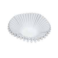 Resin Tray Featuring Wave-ribbedRibbed Exterior Elegant Candy Tray Stylish Display Bowl for Living Room, Entryway