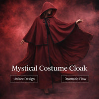 Hooded Cloak Maxi Cape, Fancy Dress Costume Halloween, Hooded Cloak Maxi Polyester, Fancy Dress Cost - Image 3