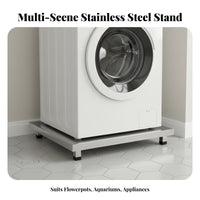Adjustable Square stand Multi-Purpose Appliance Base sturdyDuty for Laundry Room