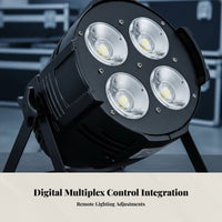 Four-Lens COB LED Spotlight for Weddings, Banquets, Stage Lighting