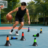 Color Cone, Marker Cone, Triangle Cone, Mini Cone, Training Cone, PP Made, For Soccer Practice, Physical Education Classes