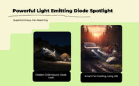 Waterproof LED grille light for SUV