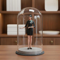 1/18 Female Aviation Attendant Figurine Hand Painted Aviation Attendant Figurine Diorama Display Airline Stewardess Model for Collectors