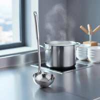 Stainless Steel Ladle Deep Bowl Serving Spoon Long Handle