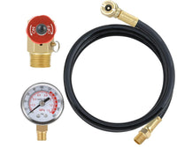 Brass Combination Valve with Gauge and Hose for Air Pump