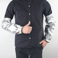 Aluminum Foil Heat-Insulating Protective Arm Sleeves, Flame Retardant, Anti-Splash