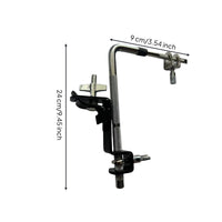Easy to Install Drum Clamp with L-Rod Stable Drum Accessory Clamp Accurate Percussion Mount Compact for Percussionists