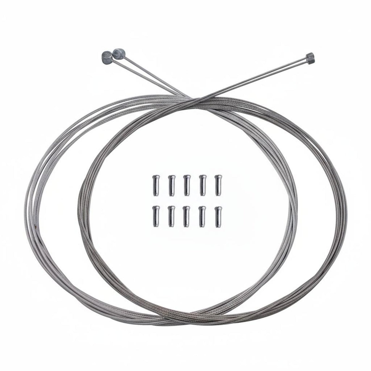 Bike Brake Gear Selector Inner Wire Kit Rust Resistant Bike Brake and Gear Selector Wire Kit Universal Cycle Drive Line Set