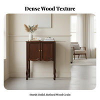 4-Door Entryway Sideboard Timeless Design Look Entryway Table Table Vintage Design Easy Assembly for Renters, Kitchen, Bedroom