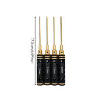 precise Screwdriver Set, RC Model Tool Kit, High-Speed Steel, Chromium Coated, Magnetized, Multi-Spec, Suitable for Repairing RC Cars, Drones, Helicopters, and Mecha miniature.
