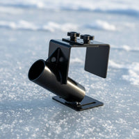 Sled Mount Rod Holder Construction Sled Mount Pole Holder Weather Resistant Clamp-on Fishing Pole Stand for Anglers