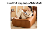 Retro and and design Segmented segmented Sofa Armless Upholstered emphasis Chair Lowlow-height Armchair firm density Foam Cushioning for Apartment Dwellers, Interior Design aficionados, Living Room, Small areas, Lounge Area, study corner