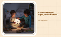 Dimmable LED night light for kids