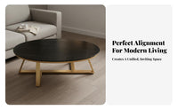 Sintered Stone Top Oval Accent Table Modern Design Living Room Furniture Minimalist Design Rounded Edges for Apartment Dwellers, Homeowners, Pet Owners, Lounge Area, Home, Office Lobby