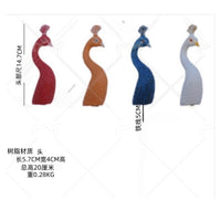 仿真孔雀头插件网红水果盘雕刻摆件结婚供品乔迁摆盘香蕉创意装饰
