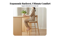 Study Chair Height Adjustable Children's Furniture Promotes Good Posture Ergonomic Design for Parents, Writing, Perusing