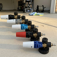 Car Cleaning Foam Sprayer for Professional Car Detailing, High Pressure Foam Lance with 1/4 Quick Connect, Clear Bottle, Adjustable Washing