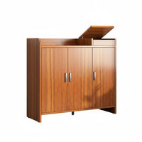 Shoe Storage Cabinet with Doors Dust-Protected Design Shoe Storage Cabinet Large Capacity for Apartment Dwellers, Homeowners, Corridor, Hallway