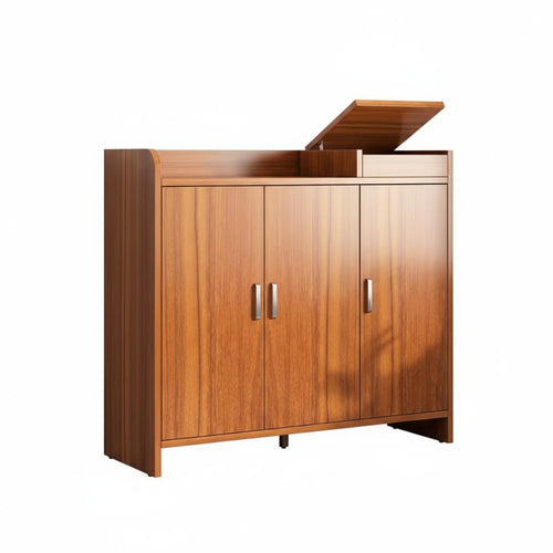 Shoe Storage Cabinet with Doors Dust-Protected Design Shoe Storage Cabinet Large Capacity for Apartment Dwellers, Homeowners, Corridor, Hallway