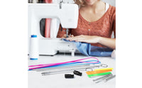 16 Pieces Drawstring Threader Tool Set Portable Bodkin Slim for Sewing, Crafters