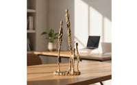 Metal Sculpture Minimalist Abstract Sculpture Contemporary Metal Figurine for Homeowners, Art Collectors, Living Room, Entryway, Shelf
