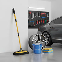 Non-Scratch Telescopic Car Wash Brush Aluminum Alloy Pole Chenille Car Wash Mop