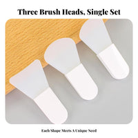 Easy to Clean Silicone Mask Brush Reusable Facial Mask Spatula Skin-Friendly for Beauty Professionals, Travelers, Travel, Bathroom, Gym Bag